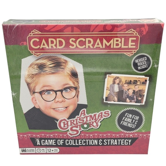 Aquarius Other - A Christmas Story Card Scramble Game NEW SEALED